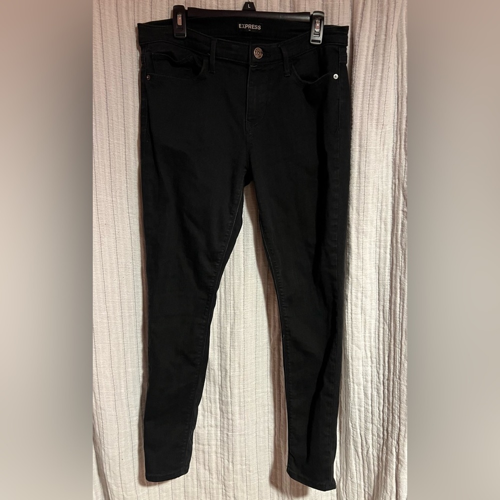 Express Midnight Black Jeans